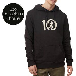 TENTREE Black Organic Cotton Classic Hoodie Eco Conscious Casual xl
